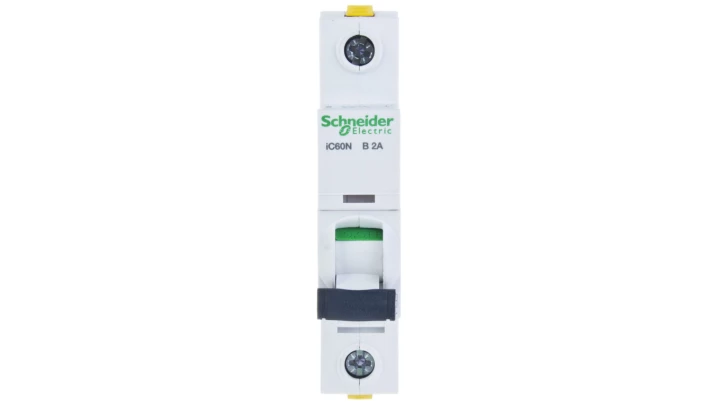 Wyłącznik nadprądowy 1P B 2A 6kA AC iC60N-B2 A9F03102