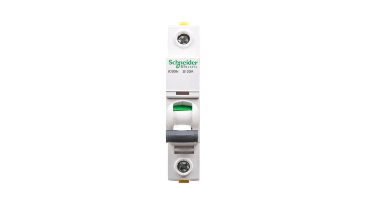 Wyłącznik nadprądowy 1P B 50A 6kA AC iC60N-B50 A9F03150
