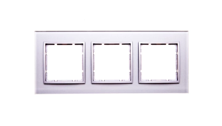 B.7 Ramka 3x aluminium szkło B.7 GLAS ramka szklana 3- krot.aluminium 10136414