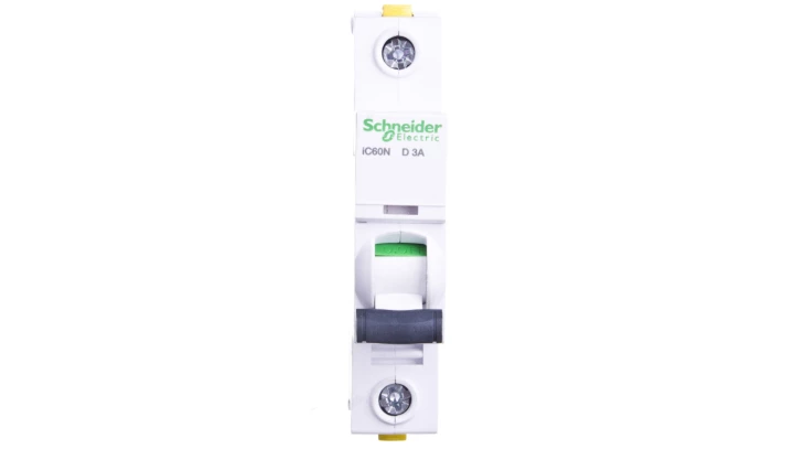 Wyłącznik nadprądowy 1P D 3A 6kA AC iC60N-D3 A9F05103