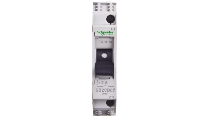 Wyłącznik termo-magnetyczny 1P 2A AC GB2CB07