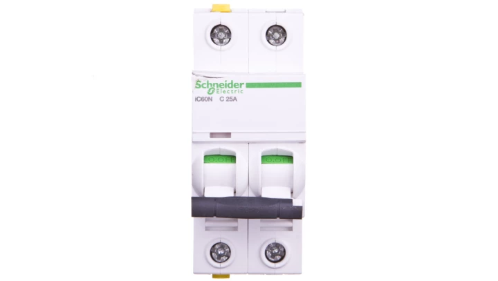 Wyłącznik nadprądowy 2P C 25A 6kA AC iC60N-C25-2 A9F04225