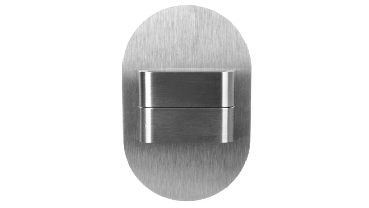 Oprawa LED 1,6W DUO RUEDA SHORT K(szlif) / WW (ciepły biały) INOX IP56 MS-RDU-K-H-1-PL-00-01
