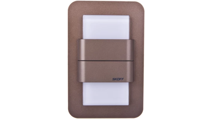 Oprawa LED 1,6W DUO SALSA M (mosiądz mat) / WW (ciepły biały) Aluminium + lakier IP56 MH-SDU-M-H-1-PL-00-01