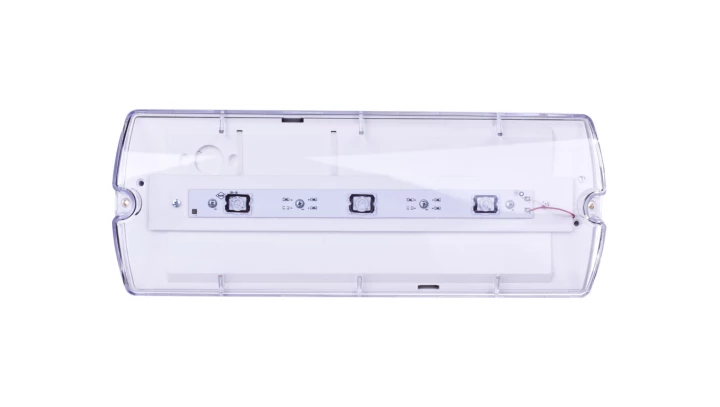 Oprawa awaryjna LED 3,2W 1h IP65 IIkl. jednozadaniowa HELIOS W autotest do niskich pomieszczeń HWM/3,2W/B/1/SE/AT/TR