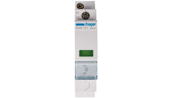 Lampka modułowa zielona 230V AC SVN121