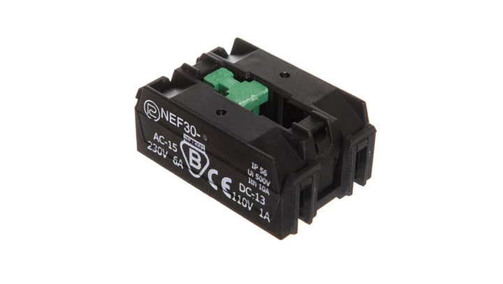 Styk pomocniczy 1Z montaż czołowy W0-ŁEF-X+WKRETY