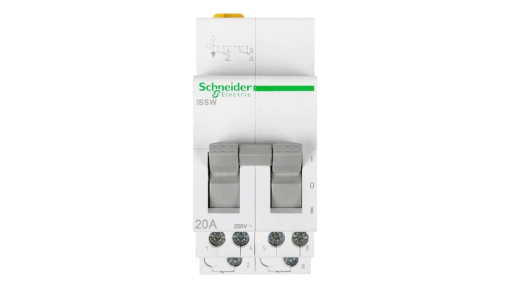 Przełącznik modułowy I-0-II 2P 20A iSSW A9E18074