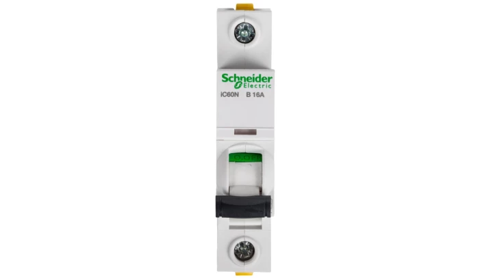 Wyłącznik nadprądowy 1P B 16A 6kA AC iC60N-B16 A9F03116
