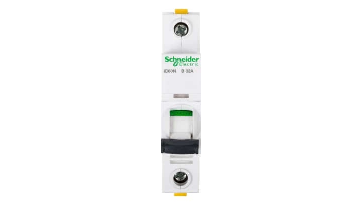 Wyłącznik nadprądowy 1P B 32A 6kA AC iC60N-B32 A9F03132