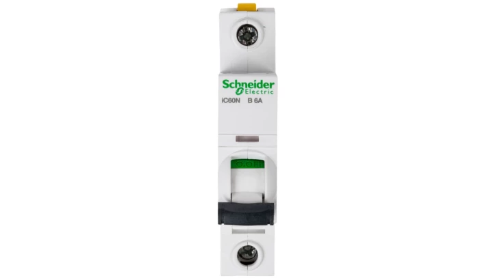 Wyłącznik nadprądowy 1P B 6A 6kA AC iC60N-B6 A9F03106