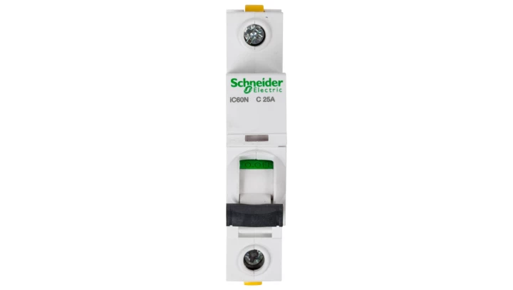Wyłącznik nadprądowy 1P C 25A 6kA AC iC60N-C25 A9F04125