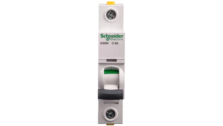 Wyłącznik nadprądowy 1P C 6A 6kA AC iC60N-C6 A9F04106