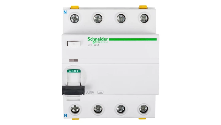 Wyłącznik różnicowoprądowy 4P 40A 0,03A typ AC iID A9Z11440
