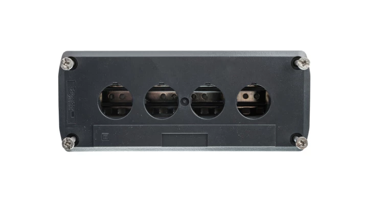 Obudowa kasety 4-otworowa 22mm szara IP65 XALD04