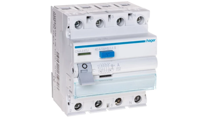 Wyłącznik różnicowoprądowy 4P 40A 0,1A selektywny typ A CNA440J