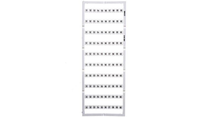 Oznaczniki Mini-WSB 10x 51-60 biały 248-569 /5szt./