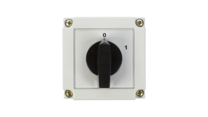 Łącznik krzywkowy 0-1 1P 10A w obudowie 4G10-90-PK R014 63-840392-011
