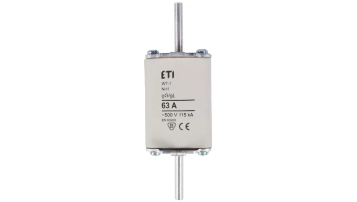 Wkładka bezpiecznikowa NH1 63A gG 500V WT-1 004113243