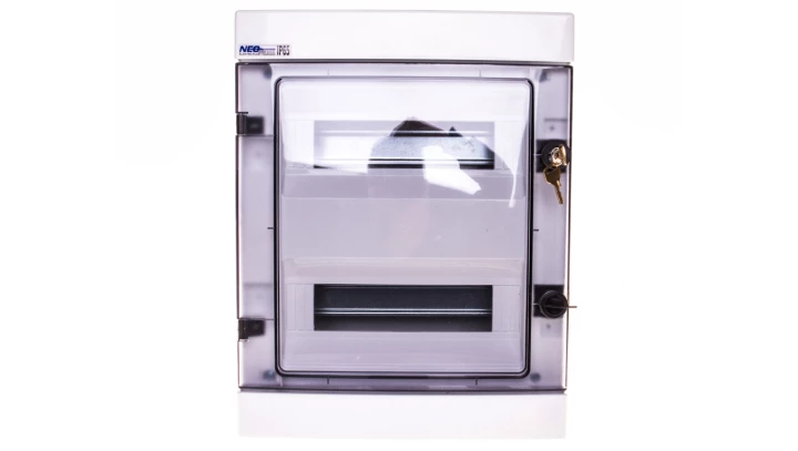 Rozdzielnica hermetyczna modułowa (500V AC ,1000V DC) 2x12 natynkowa IP65 RH-24/Z (z zamkiem) 36.25