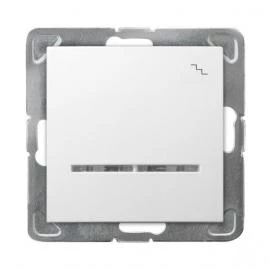 IMPRESJA Łącznik schodowy z podświetleniem biały ŁP-3YS/m/00