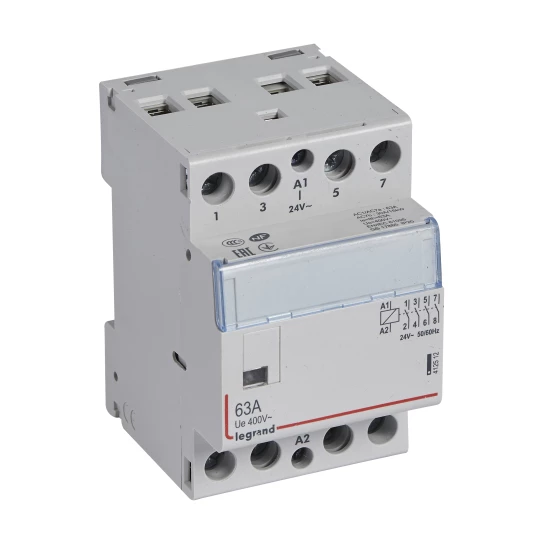 Stycznik modułowy 63A 4Z 0R 24V AC SM363 412512