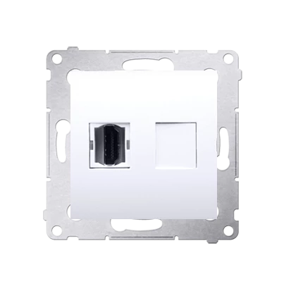 Simon 54 Gniazdo HDMI białe DGHDMI.01/11