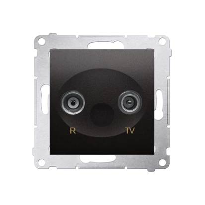 Simon 54 Gniazdo antenowe RD/TV końcowe antracyt DAZ.01/48