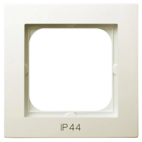 AS Ramka pojedyncza do łączników IP44 ecru RH-1G/27