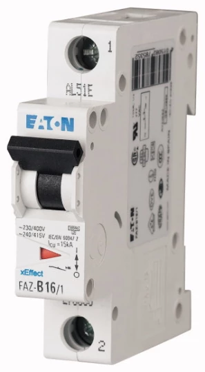 Wyłącznik nadprądowy 1P D 16A 15kA AC FAZ D16/1 278584