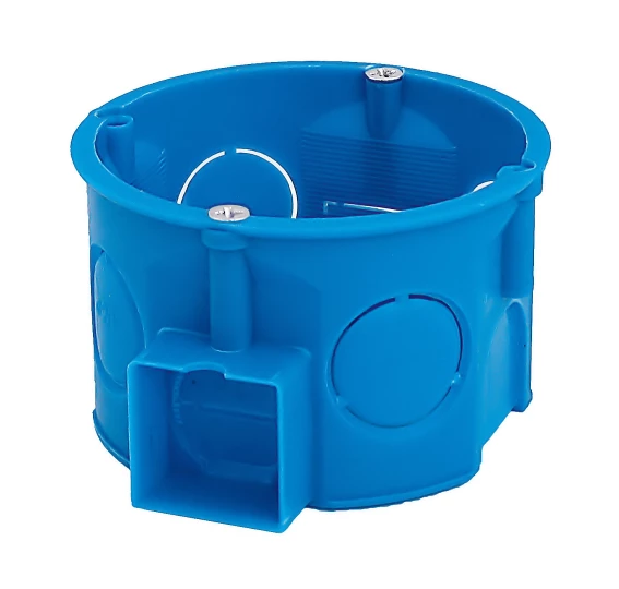 Puszka płytka 60mm p/t 41mm ze śrubami niebieski S60Kw 34068203