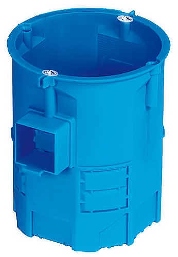 Puszka podtynkowa supergłęboka (80mm) ze śrubami niebieska S60Gw 34009203 /35szt./