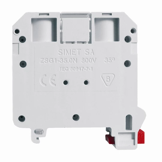 Złączka szynowa 2-przewodowa 35mm2 szara DIN ZSG 1-35.0Ns 11721312