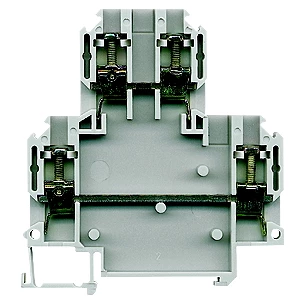 Złączka szynowa 2-piętrowa 4mm2 szara ZUW 2-4.0 13304312
