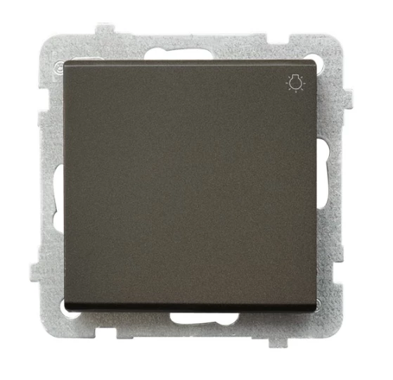 SONATA Przycisk /światło/ czekoladowy metalik ŁP-5R/m/40