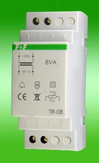 Transformator sieciowy 230V/8V AC TR-08