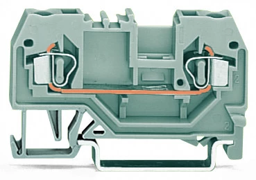 Złączka szynowa 2-przewodowa 2,5mm2 żółta 280-906