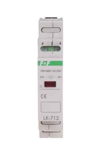Lampka modułowa czerwony 10-30V AC/DC LK-712R-10-30V
