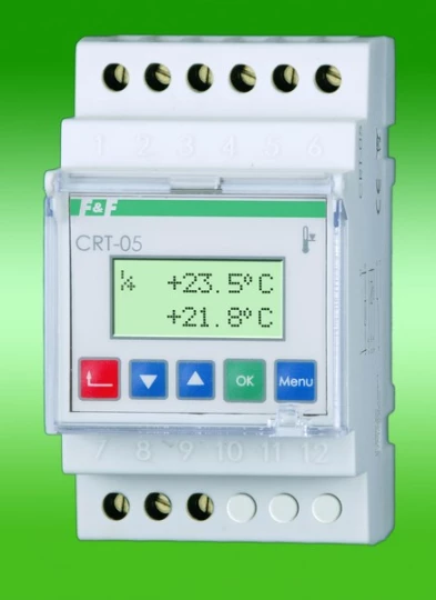 Regulator temperatury 2-funkcyjny -100-400 st.C 16A 1P cyfrowy CRT-05