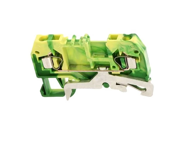Złączka szynowa ochronna 2,5mm2 żółto-zielona 280-907