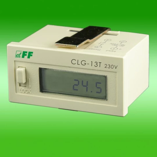 Licznik czasu pracy 110-240V AC/DC 6 znaków cyfrowy tablicowy 48x24mm CLG-13T 230V