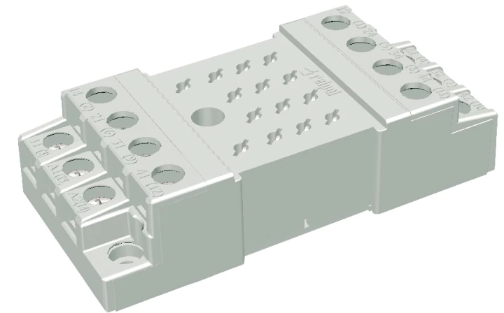 Gniazdo przekaźnika R15 4P 10A 250V GZ14 592022