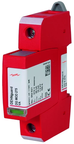 Ogranicznik przepięć C Typ 2 Typ2 1P 10kA 1,5kV ( warystor szeregowo z iskiernikiem - brak prądu upływu) DEHNguard S 275 VA 9520