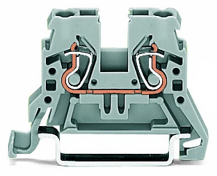 Złączka szynowa 2-przewodowa 2,5mm2 szara 870-901