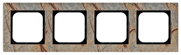 SONATA Ramka poczwórna kameń (forest) R-4RK/36