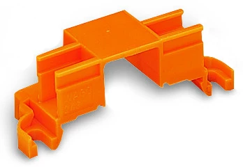 Adapter montażowy na 4 złączki MIKRO pomarańczowy 243-112 /10szt./