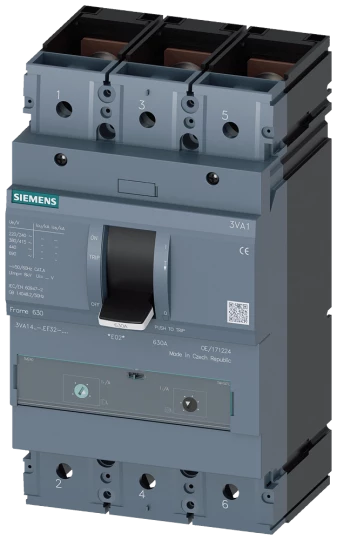 Wyłącznik mocy 3P 630A Icu=36kA 415V AC wyzwalacz TM240 LI przyłącza śrubowe 3VA1463-4EF32-0AA0