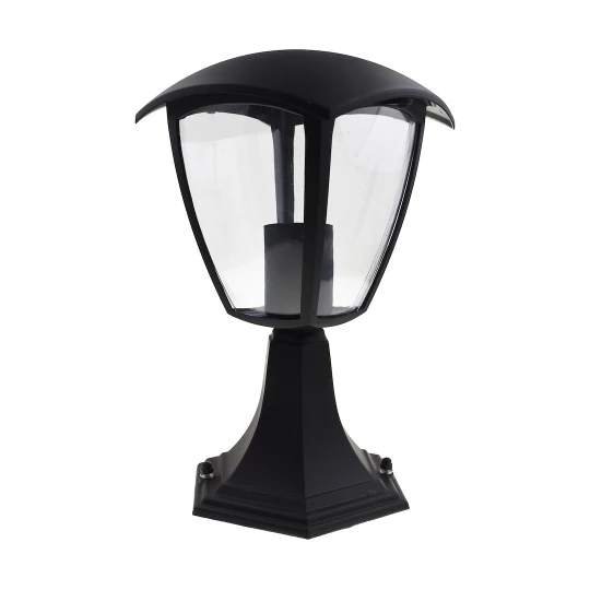 Lampa ogrodowa stojąca FOX BLACK 1xE27 Mała EKO3551 Milagro