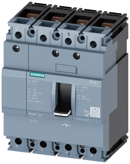 Rozłącznik mocy 4P 63A przyłącza śrubowe 3VA1163-1AA42-0AA0