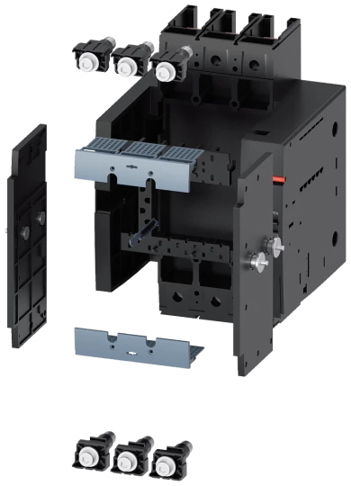 Kaseta wysuwna z osłonami 3P do 3VA20…22 3VA9123-0KD00